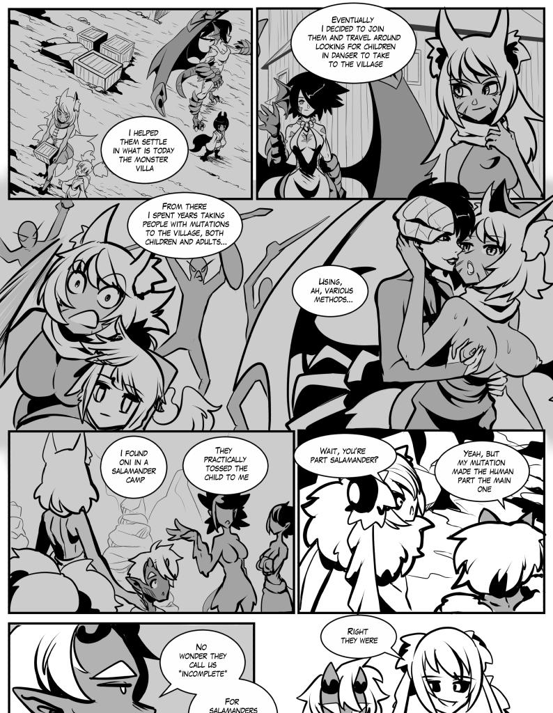 Monster girls on tour - Episode 543, Page 1: Page 543
